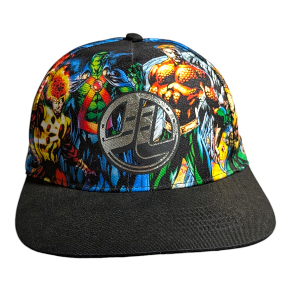 The Justice League Cap - SnapBack - Boys Blue Captain America Avengers - Picture 1 of 9